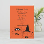 ハロウィンパーティーの招待状 招待状 (スタンド正面)