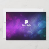 ハロウィンパーティーの招待状 招待状 (裏面)