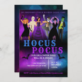 ハロウィンパーティーの招待状 招待状 (正面/裏面)