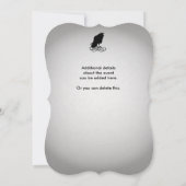 ハロウィンパーティーの招待状 招待状 (裏面)