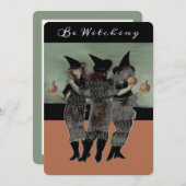 ハロウィンパーティーの招待状 招待状 (正面/裏面)