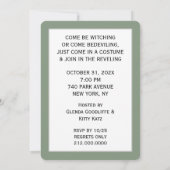 ハロウィンパーティーの招待状 招待状 (裏面)