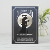 ハロウィンパーティーの招待状 | 月と死神 招待状 (スタンド正面)