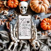 ハロウィンパーティーの招待状: Eat Drink and Be Spooky 招待状