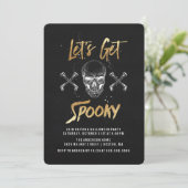 ハロウィンパーティーの招待状 Let's Get Spooky 招待状 (スタンド正面)