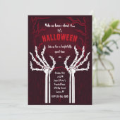 ハロウィンパーティーの招待状 No Bones About It 招待状 (スタンド正面)