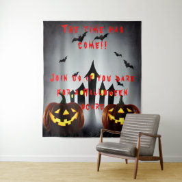ハロウィンパーティーの時間 あなたが敢えて参加するなら タペストリー