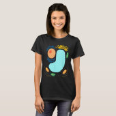 ハロウィンパーティーの植物細胞ジョークTシャツ Tシャツ (正面フル)