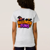 ハロウィンパーティーの楽しみは子供たちと家族のために 🎃 Tシャツ (裏面)