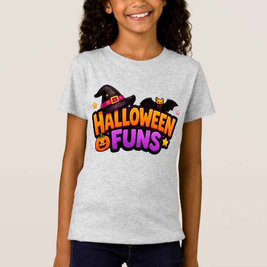 ハロウィンパーティーの楽しみは子供たちと家族のために 🎃 Tシャツ (正面)