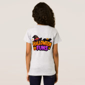 ハロウィンパーティーの楽しみは子供たちと家族のために 🎃 Tシャツ (裏面フル)
