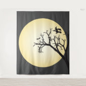 ハロウィンパーティーの簡単なソーシャルウィッチ楽しい写真背景 タペストリー (正面)