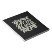 ハロウィンパーティーの血 ノートパッド (アングル)