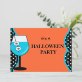 ハロウィンパーティーの面白い招待状 招待状 (スタンド正面)
