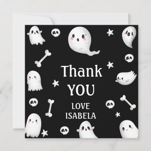 ハロウィンパーティーを楽しもう サンキューカード (正面)