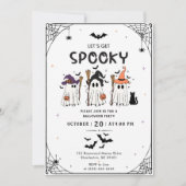 ハロウィンパーティーを楽しもう 招待状 (正面)