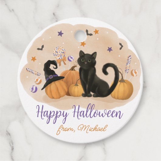 ハロウィンパーティーカボチャ フェイバータグ (正面)