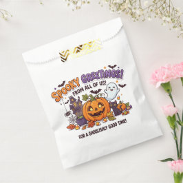 ハロウィンパーティーカード スプーキーグリーティング フェイバーバッグ