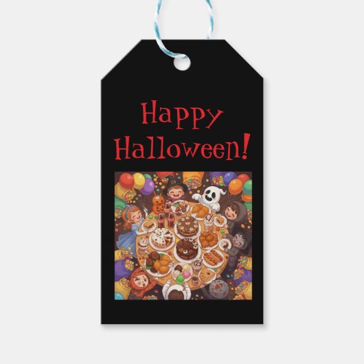 ハロウィンパーティーキッズ ギフトタグ (正面)