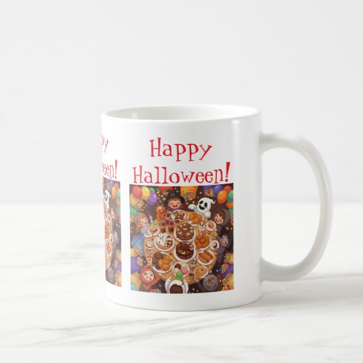 ハロウィンパーティーキッズ コーヒーマグカップ (右)