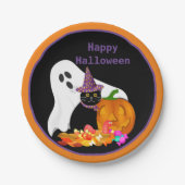 ハロウィンパーティーキッズ ペーパープレート (正面)