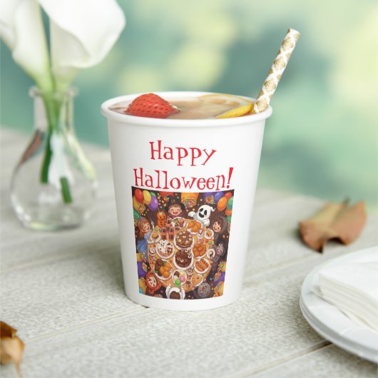 ハロウィンパーティーキッズ 紙コップ (インサイチュ)