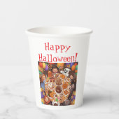 ハロウィンパーティーキッズ 紙コップ (正面)