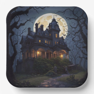 ハロウィンパーティーハウンテッドマンション ペーパープレート