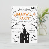 ハロウィンパーティーハウントハウス 招待状 (スタンド正面)