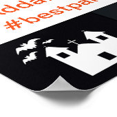 ハロウィンパーティーフレーム飾り写真撮影ブースポスター ポスター (角)