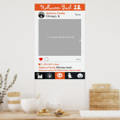 ハロウィンパーティーフレーム飾り写真撮影ブースポスター ポスター (キッチン)