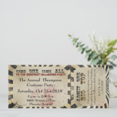 ハロウィンパーティー招待サーカスチケット 招待状 (スタンド正面)