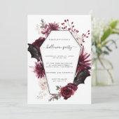 ハロウィンパーティー招待チラシ 招待状 (スタンド正面)