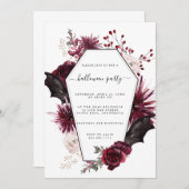 ハロウィンパーティー招待チラシ 招待状 (正面/裏面)