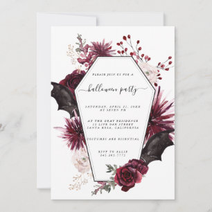 ハロウィンパーティー招待チラシ 招待状