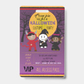 ハロウィンパーティー招待バッジ バッジ (正面)