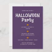 ハロウィンパーティー招待状カード（名入れ可） 招待状 (裏面)