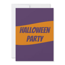 ハロウィンパーティー招待状カード(名入れ可)