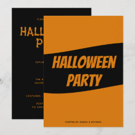 ハロウィンパーティー招待状カード 招待状