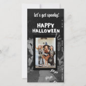 ハロウィンパーティー招待状テンプレート(子供向け) (正面)