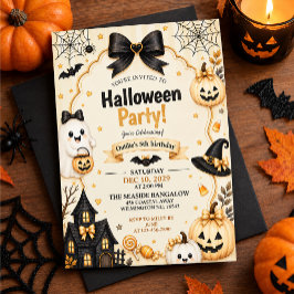 ハロウィンパーティー招待状テンプレート 招待状