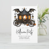 ハロウィンパーティー招待状 (スタンド正面)
