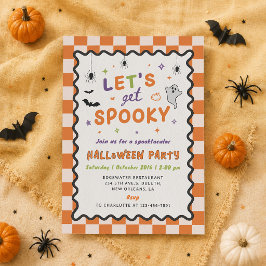 ハロウィンパーティー招待状 おばけの仮装パーティーにようこそ 招待状