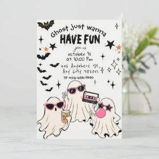 ハロウィンパーティー招待状|スプーキーかわいいハロウィン 招待状