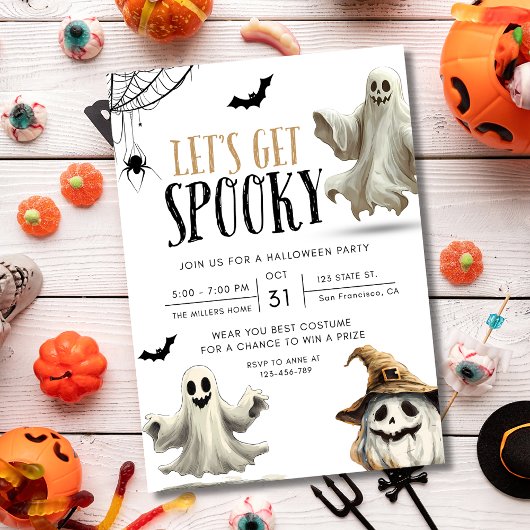 ハロウィンパーティー招待状, スプーキー・ナイト・ハロウィン 招待状