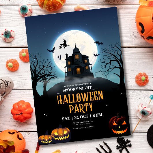 ハロウィンパーティー招待状, スプーキー・ナイト・ハロウィン 招待状