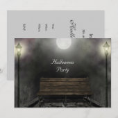 ハロウィンパーティー招待状（ダーク） 招待状 (正面/裏面)