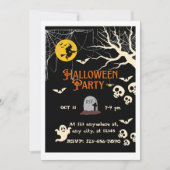 ハロウィンパーティー招待状 招待状 (正面)