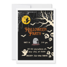 ハロウィンパーティー招待状