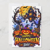 ハロウィンパーティー招待状 🎃👻 招待状 (裏面)